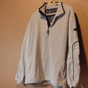 IZOD PFX men's fleece pullover, quarter zip, size LG